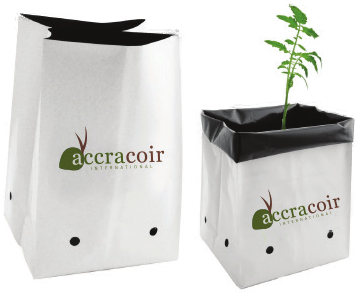 Cutout grow bags